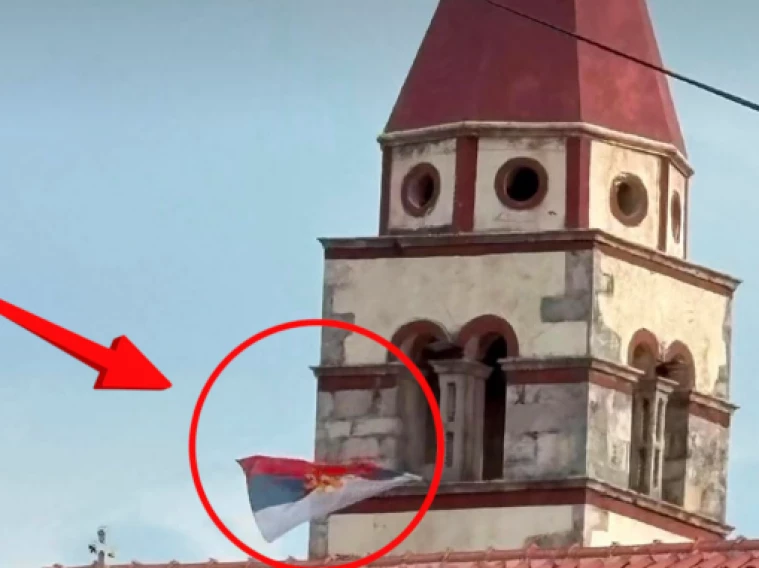 ТРОБОЈКА НА ПРАВОСЛАВНОЈ ЦРКВИ У ХРВАТСКОЈ: Фотографија подиггла буру, реаговала и полиција (ВИДЕО)