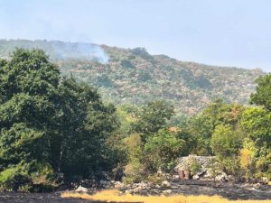 I DALJE GORI NA ZUPCIMA: Vatru gasi helikopter MUP-a Srpske