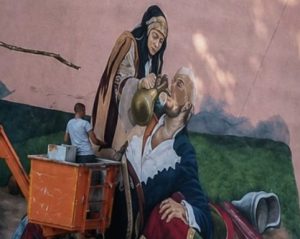 KOSOVKA DJEVOJKA OD DANAS KRASI DOBOJ: Pogledajte novi mural koji privlači pažnju (FOTO)