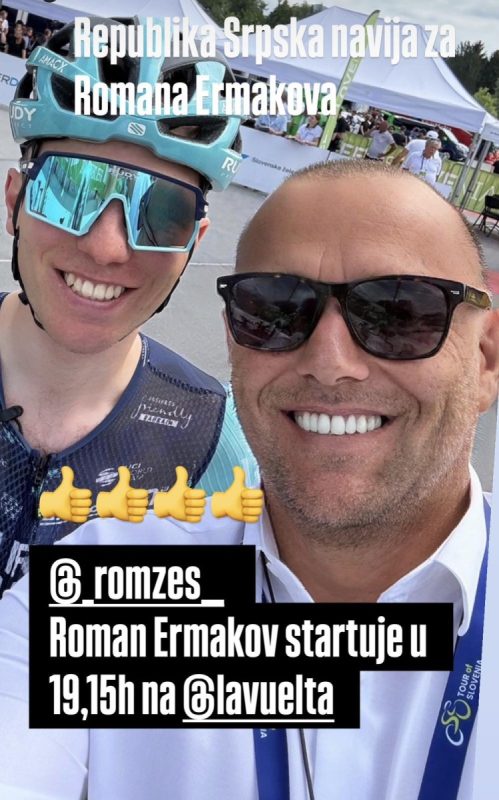 OD BANJALUKE DO VUELTE: Roman Ermakov danas kreće na Trku kroz Španiju