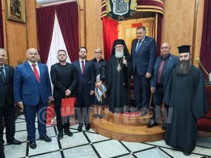 POTVRDA JAKE VEZE SRPSKE I JERUSALIMA: Zvanje hadžije i gramata Jerusalimske patrijaršije veliko priznanje Miloradu Dodiku