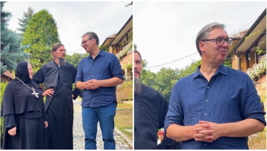 „MANASTIR KOPORIN JE SVETINJA KOJA NADAHNJUJE“ Vučić: Hvala sestrinstvu manastira što ga sa toliko ljubavi čuva
