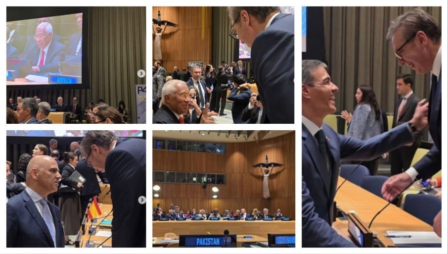 VUČIĆ U NJUJORKU: Predsjednik Srbije imao niz sastanaka prije obraćanja u sjedištu UN-a (FOTO)