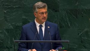 PLENKOVIĆ PONOVO UDARIO NA SRBIJU! Skandalozan govor hrvatskog premijera pred Generalnom skupštinom UN (VIDEO)
