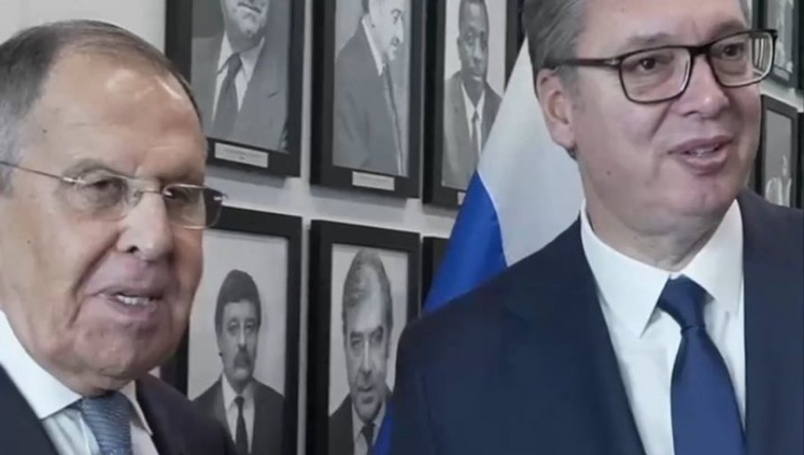 OTVOREN I SADRŽAJAN RAZGOVOR: Oglasio se Vučić nakon susreta sa Lavrovom (FOTO)