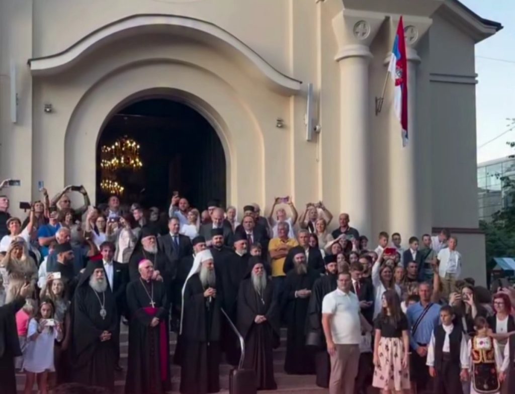 PATRIJARH PORFIRIJE U LJUBLJANI: Služio liturgiju povodom 90 godina hrama Svetih Kirila i Metodija (VIDEO)
