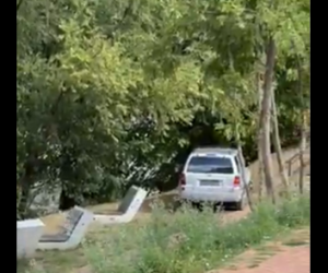 DRAMA NA ŠETALIŠTU UZ VRBAS: Automobilom bez tablica lomio kante i prestravio prolaznike (VIDEO)