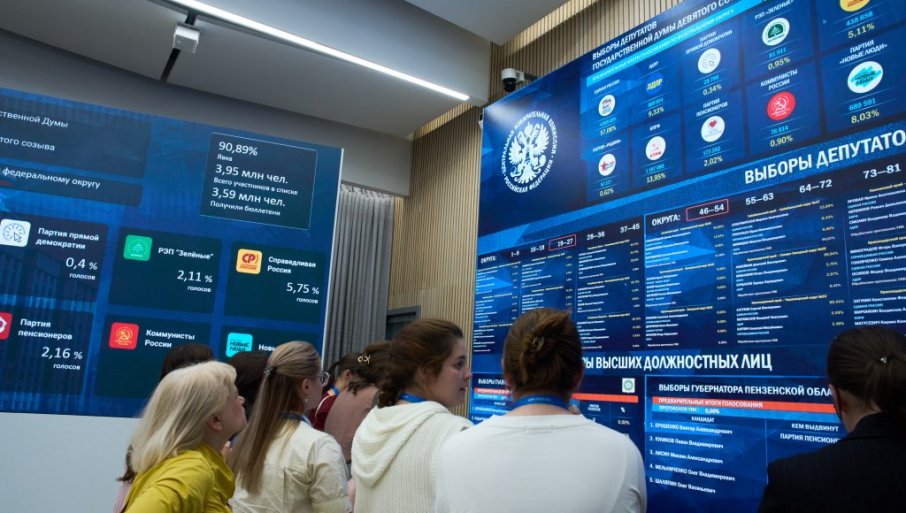 „ЈЕДИНСТВЕНОЈ РУСИЈИ“ РЕКОРДАН БРОЈ МАНДАТА: Познати резултати избора за посланике Државне думе