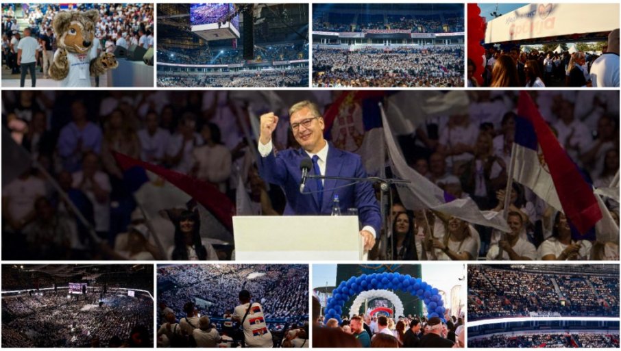 VELIKI SKUP LISTE „ALEKSANDAR VUČIĆ – UJEDINJENA SRBIJA“: Vučić poslao jasnu poruku: Nemamo ni sekund za odmor (FOTO/VIDEO)