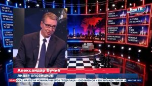 NAŠA POSLANIČKA GRUPA ZVAĆE SE „SRBIJA PROTIV TERORA“ Aleksandar Vučić govorio za Niš televiziju
