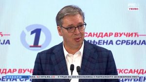 ALEKSANDAR VUČIĆ SE OBRATIO IZ ŠTABA LISTE „UJEDINJENA SRBIJA“: Čestitam Nataši Kandić, SL je pobijedila