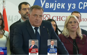 (UŽIVO) OPŠTI IZBORI U BiH: Dodik proglasio pobjedu Minića, slavlje u štabu SNSD-a (FOTO/VIDEO)
