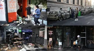 АПОКАЛИПТИЧНИ ПРИЗОРИ: Париз као ратна зона након протеста (ВИДЕО)