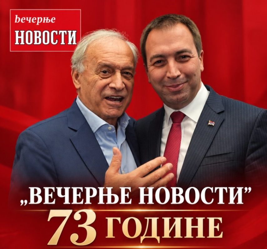 GORAN SELAK ČESTITAO ROĐENDAN „VEČERNJIM NOVOSTIMA“: „Želim vam da i u godinama koje dolaze nastavite da bilježite uspjehe“